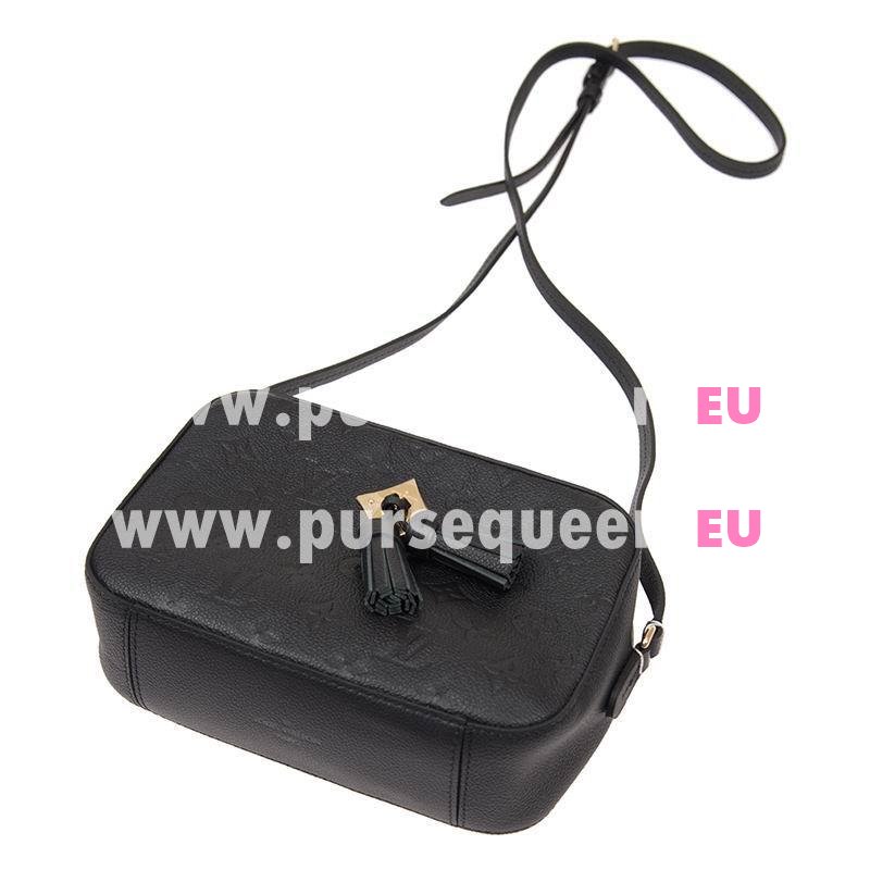 Louis Vuitton Embossed Supple Grained Cowhide Leather SAINTONGE Noir M44593