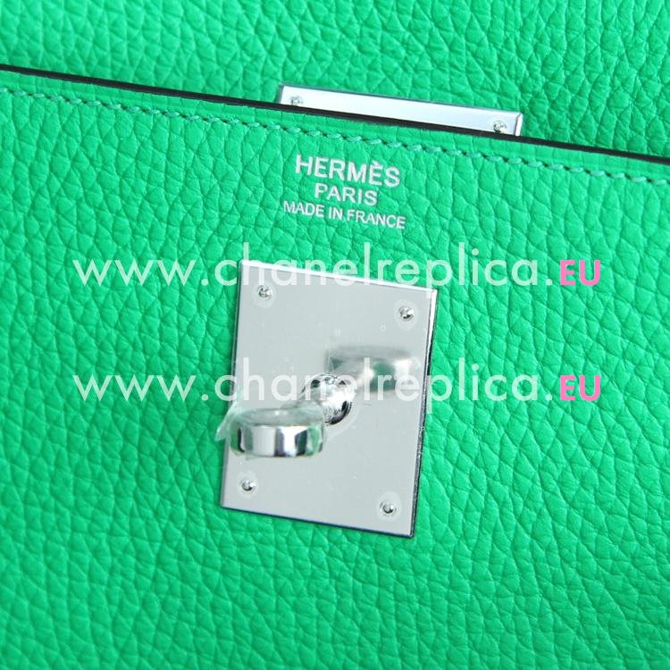 Hermes Kelly 32cm Bamboo Togo Leather With Palladium Hardware HK1032TKS