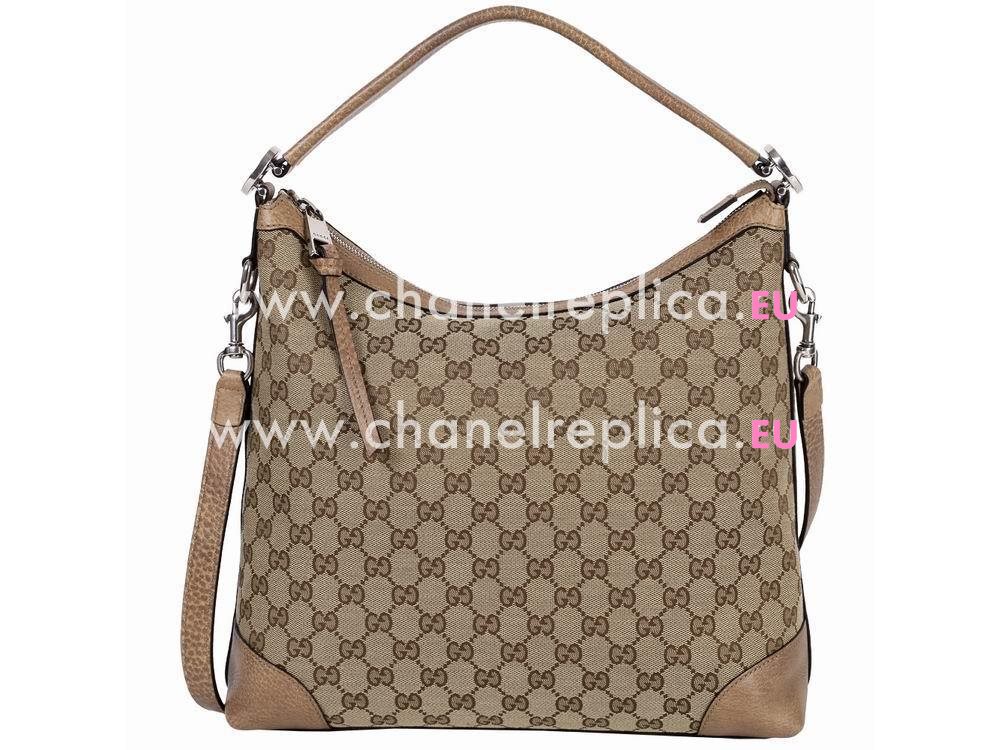 Gucci Miss GG Calfskin Leather Hobo Bag In Brown G5947076