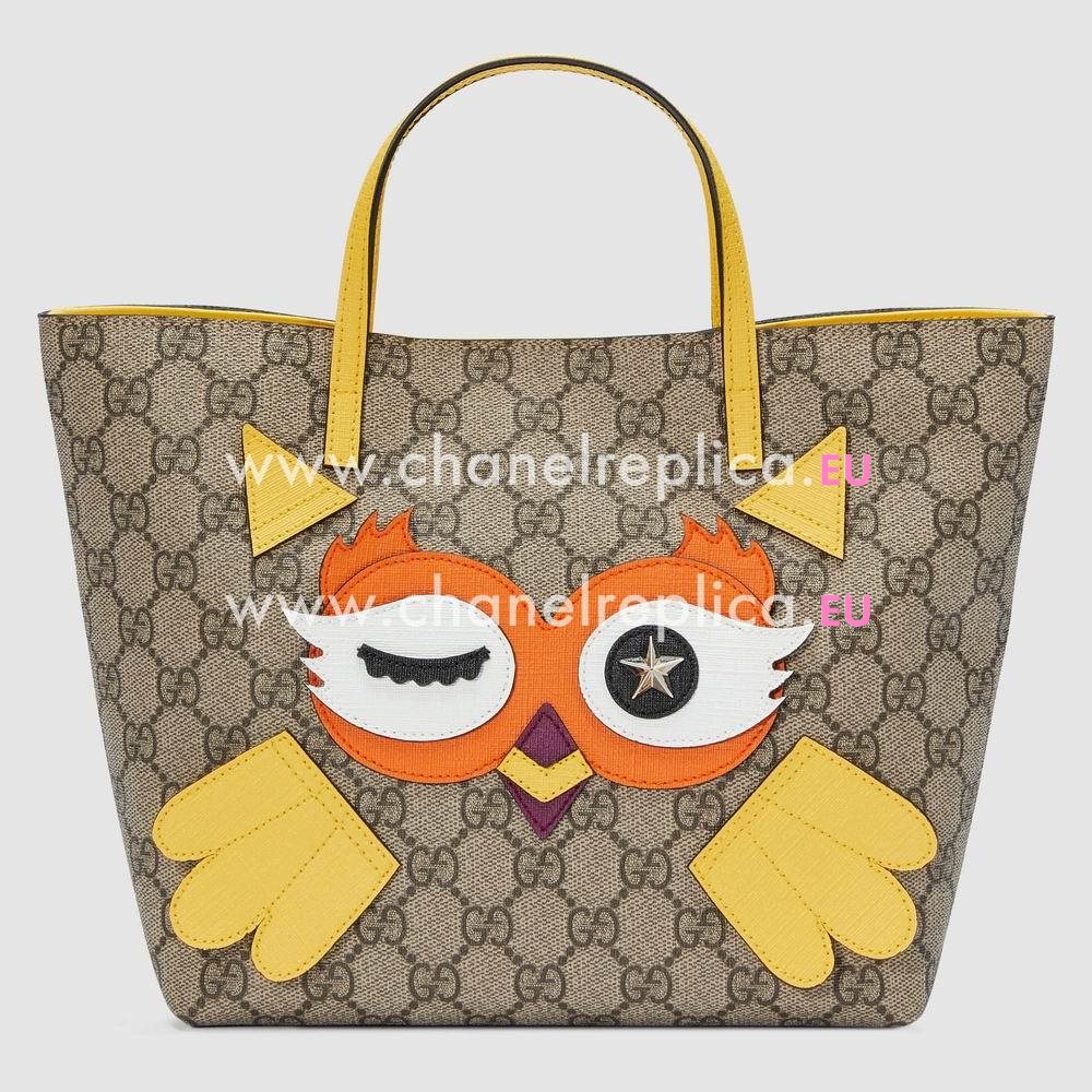 Gucci Childrens owl tote Bag 477488 K9G6N 9771