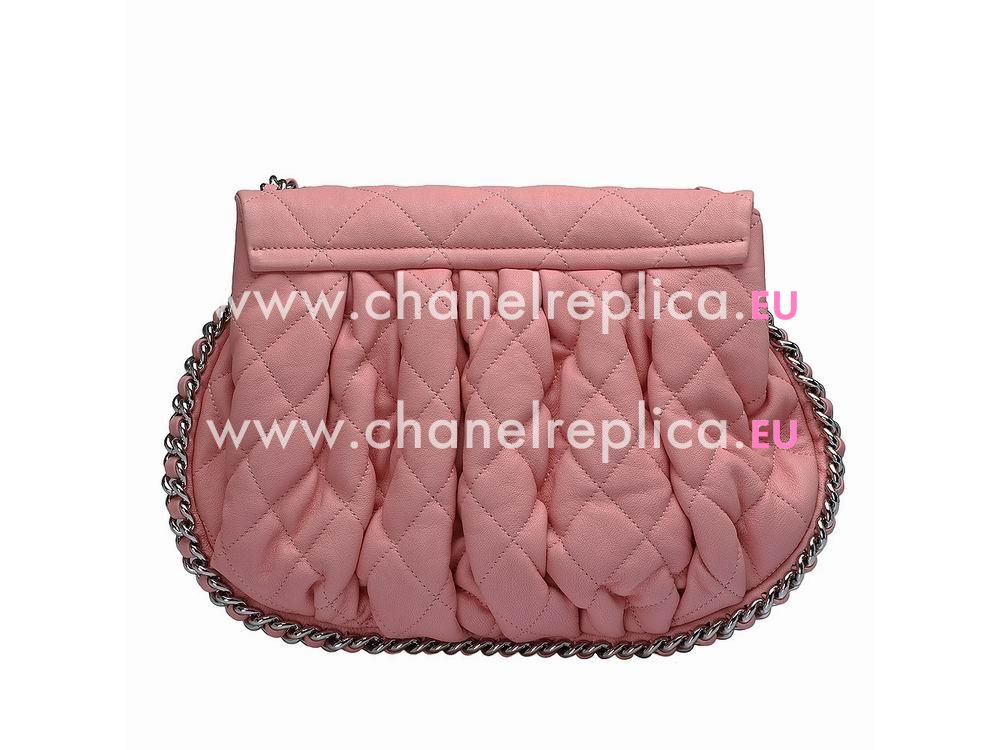 Chanel Quilted Wrinkled Calfskin Leather Crossbody Bag A51453