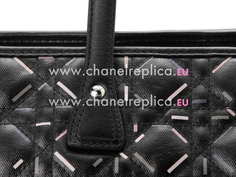 Christian Dior Panarea Canvas Large Tote Bag Black D98950