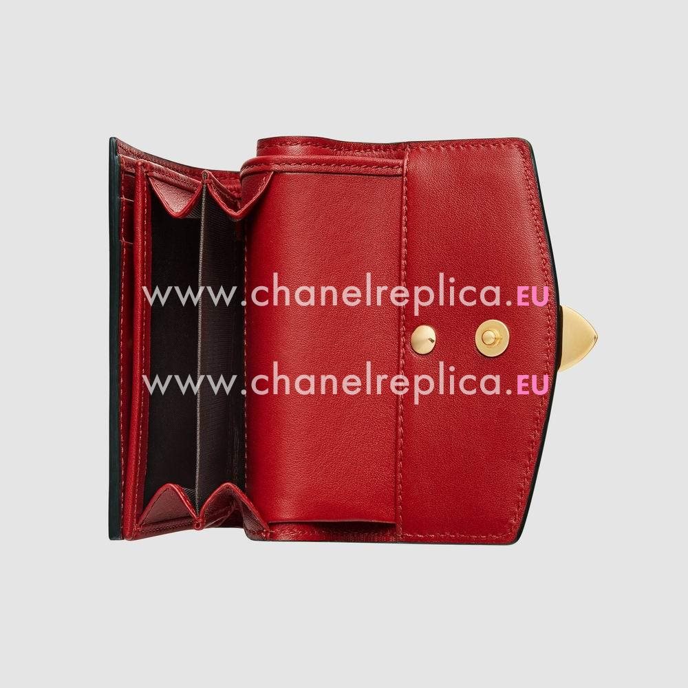 Gucci Sylvie leather wallet 476081 CWLSG 6473