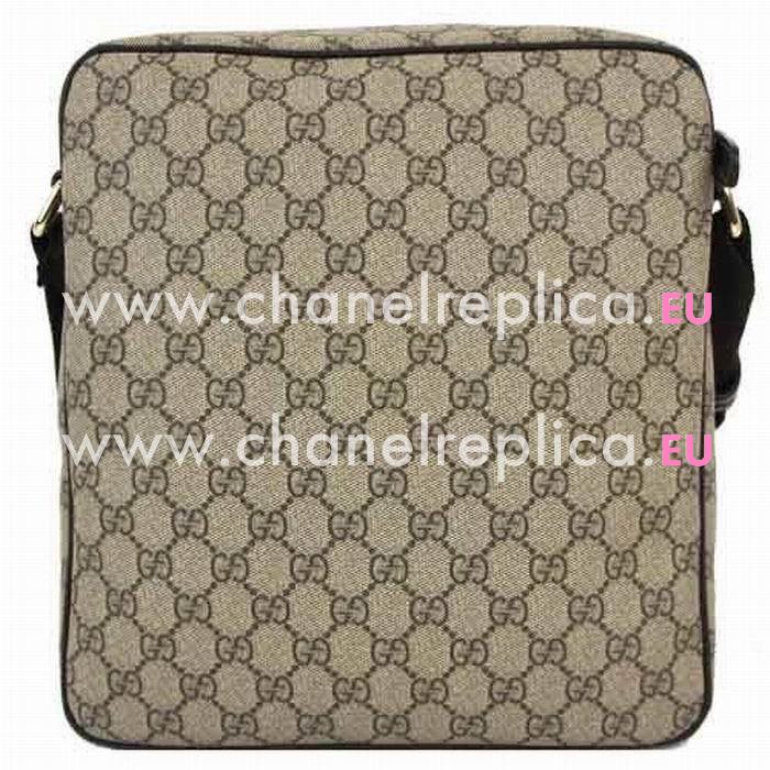 Gucci Plus GG PVC Shoulder Bag In COffee G5177794