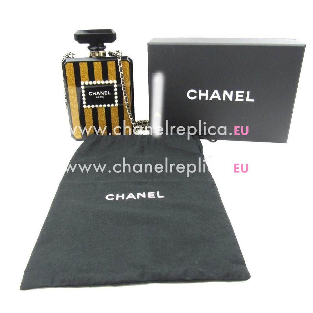 Chanel No.5 Bottle Bag Two-tone Color With Gold Hardware A45897
