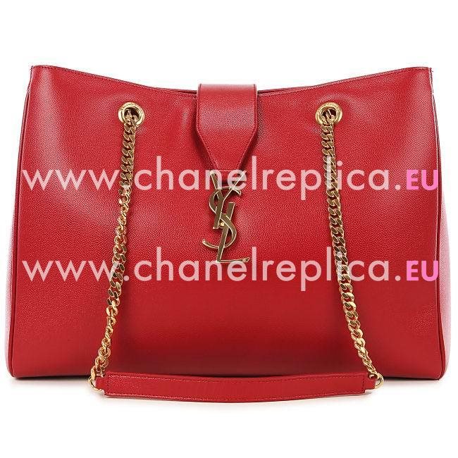 YSL Saint Laurent Calfskin Bag In Red YSL5371975