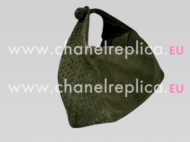 Bottega Veneta Intrecciato Nappa Weave Large Veneta Atrovirens BVb013