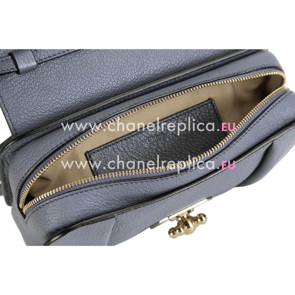 Chloe Elsie Goatskin Bag In Gray blue C5489821