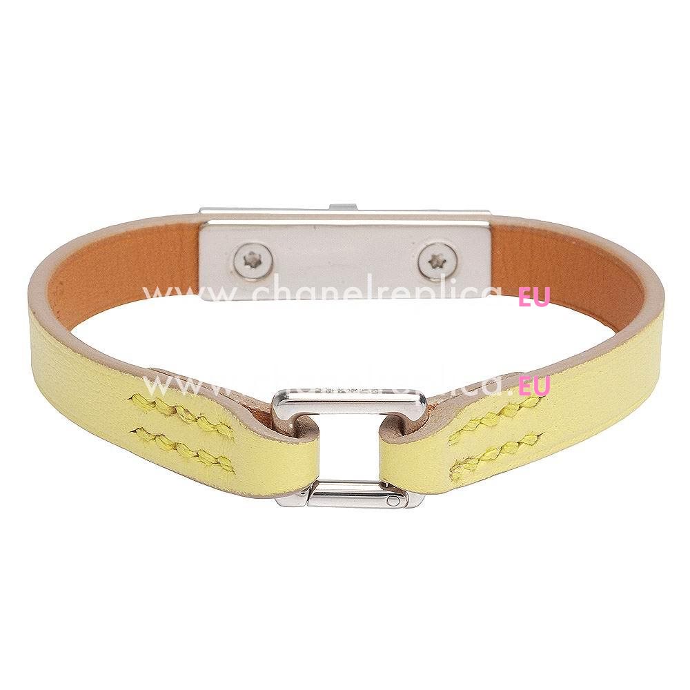 Hermes Micro Rivale Bracelet Yellow H7022105