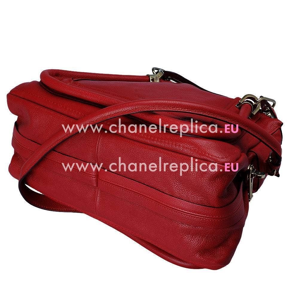 Chloe It Bag Party Caviar Calfskin Bag In Cherry red C5365769