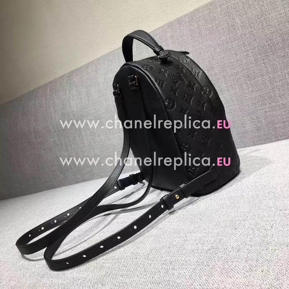 Louis Vuitton Sorbonne Monogram Empreinte Leatger Backpack Noir M44016
