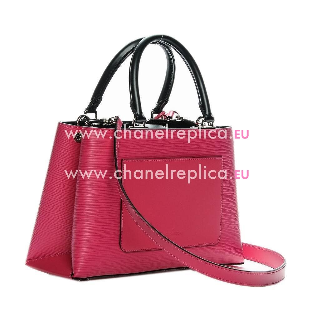 Louis Vuitton Kleber Grained Cowhide Epi Leather Bag Hot Pink M51347