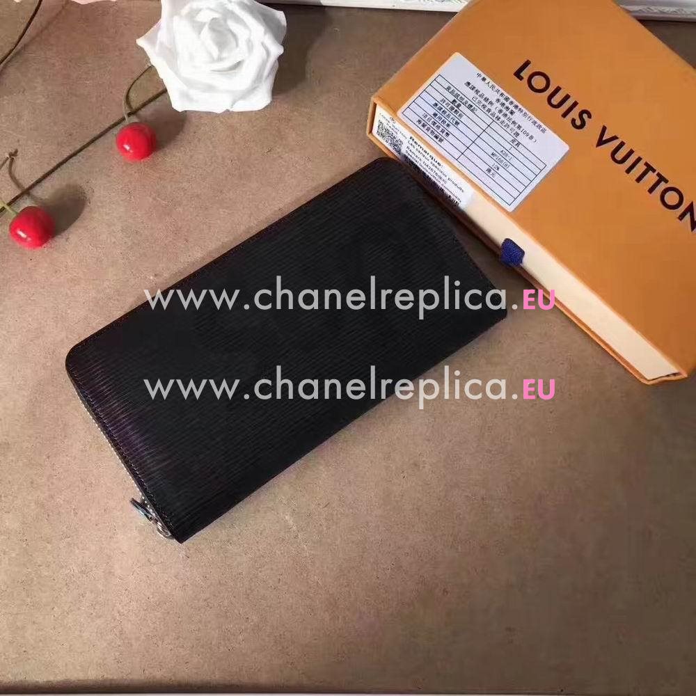 Louis Vuitton Supreme Epi Leather Zippy Wallet Black M7072809