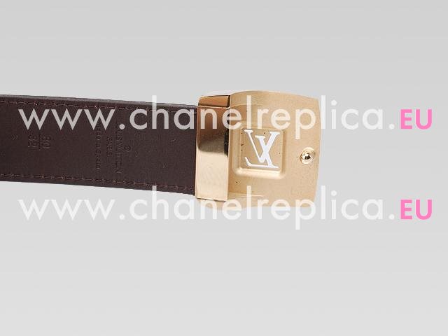 Louis Vuitton Monogram Canvas Cut Reversible Belt M6887W