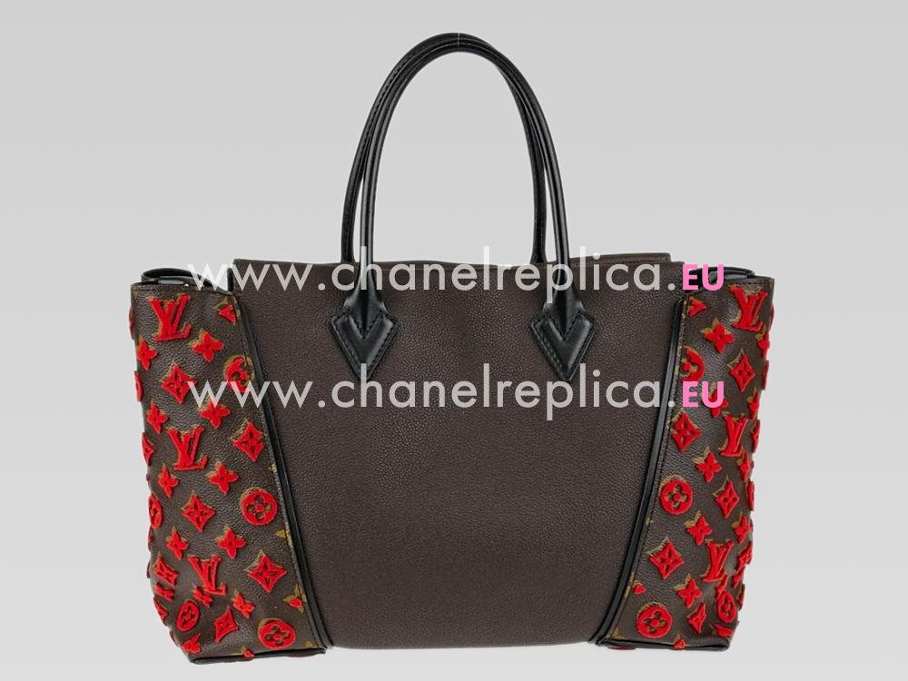 Louis Vuitton Veau Cachemire Leather W PM Chocolat M94610