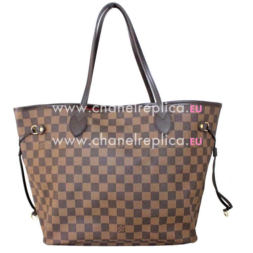 Louis Vuitton Damier Ebene Canvas Neverfull MM N51105