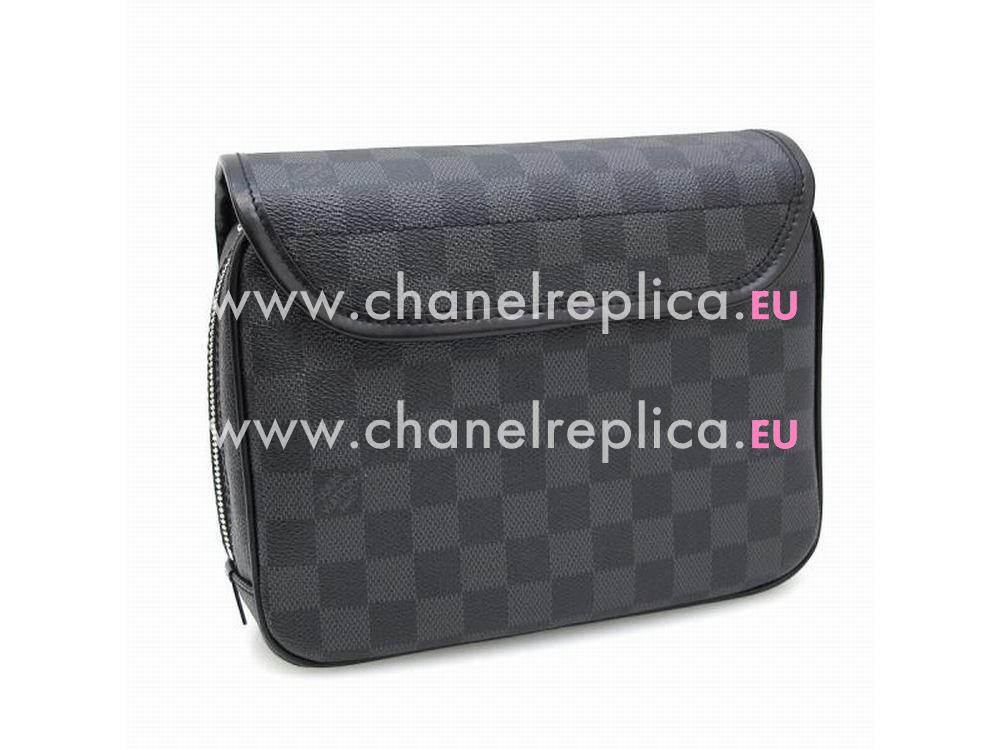 LOUIS VUITTON DAMIER GRAPHITE CANVAS HANGING TOILETRY KIT N41419