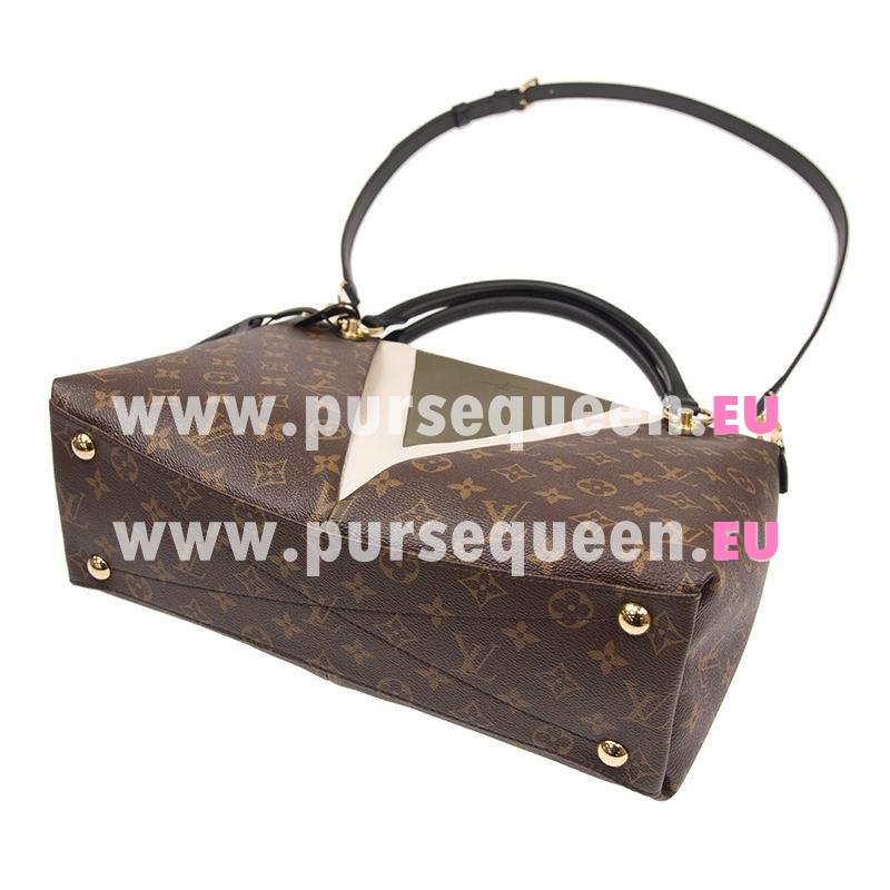 Louis Vuitton Monogram Canvas and Grained Calfskin V Tote MM M44798