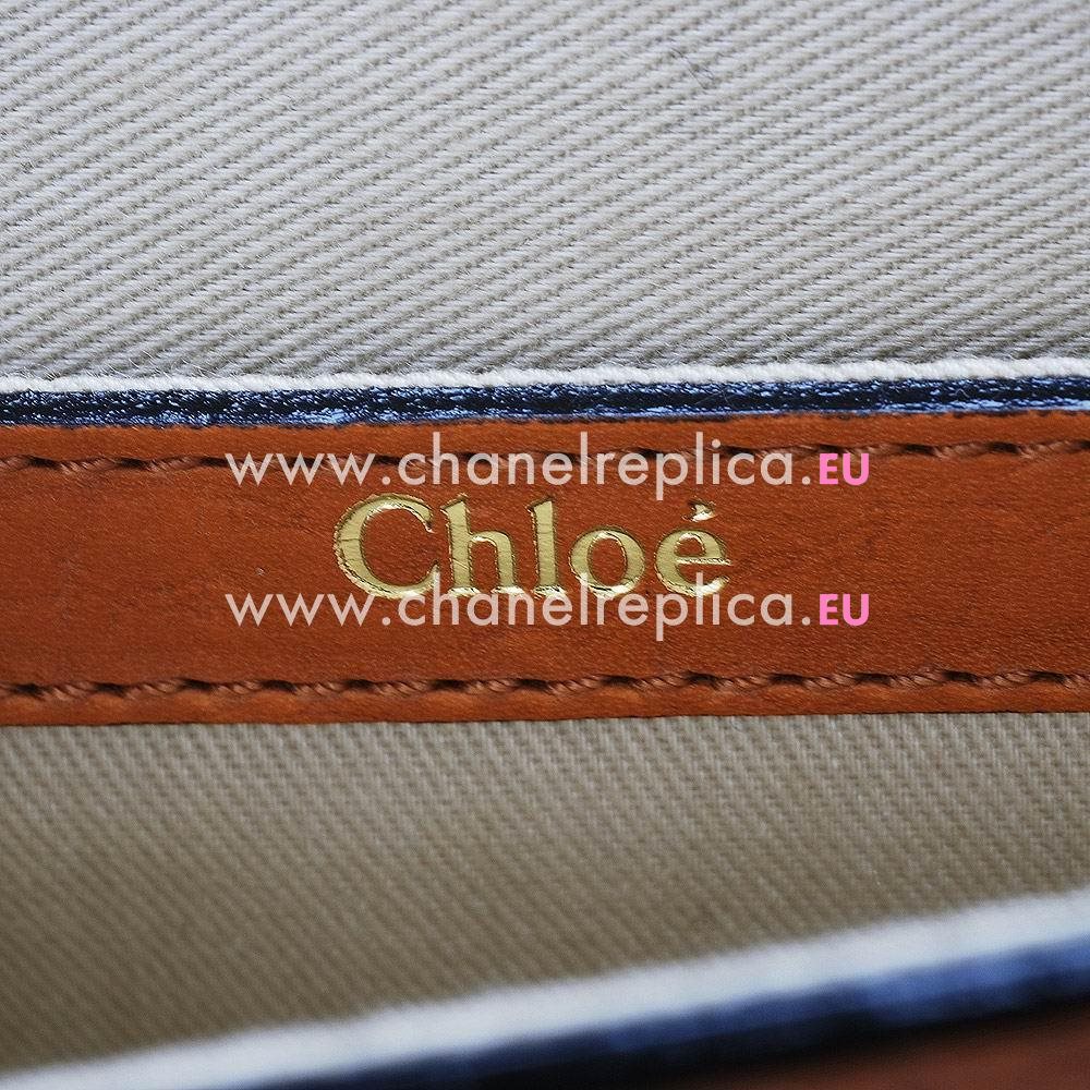 Chloe SALLY Caviar Calfskin Bag In Orange C5230408