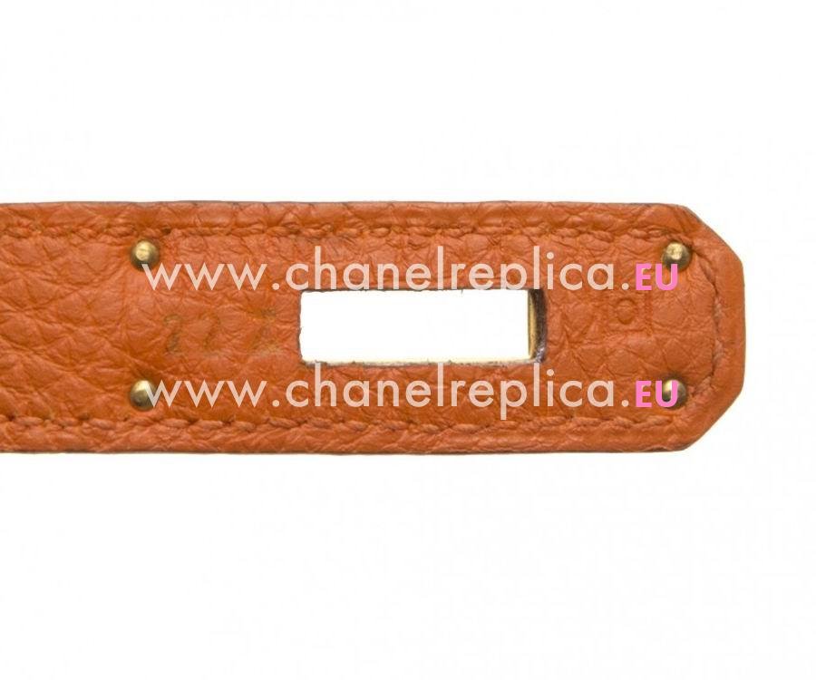 Hermes Bubis and Orange Kelly 35cm Togo Leather Gold Hardware HK1035KYG