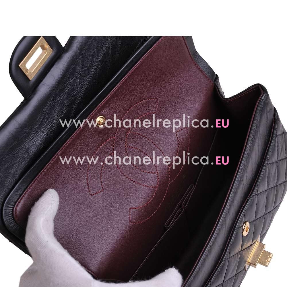Chanel Jumbo Reissue Aged Calfskin Bag Black (Antique-Gold) A375866