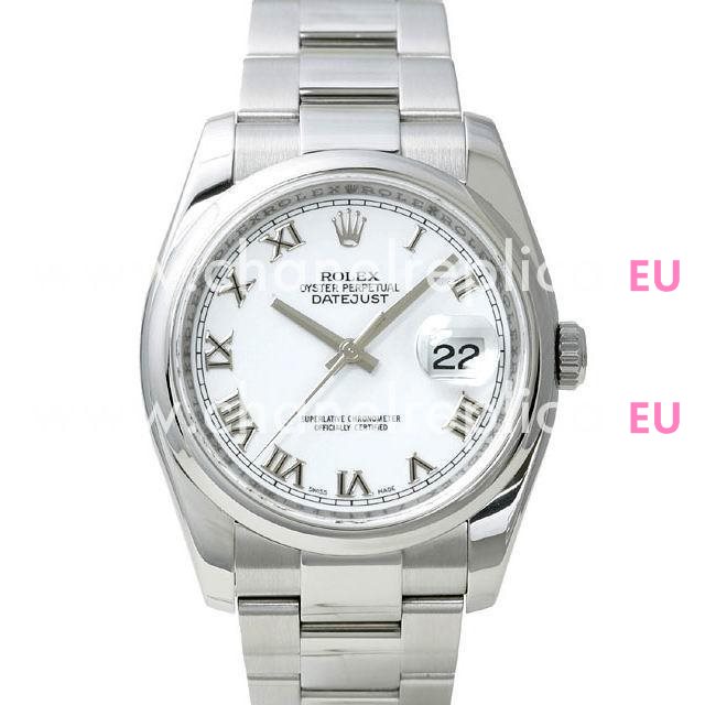 RoLex Automatic 36mm white Stainless Steel Watch R116200-1