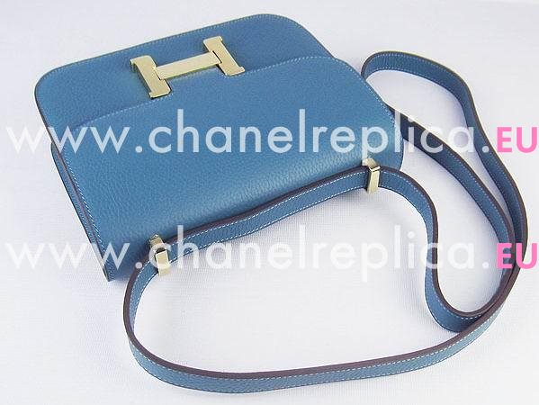 Hermes Constance Bag Micro Mini Med-Blue(Gold) H1017MBD