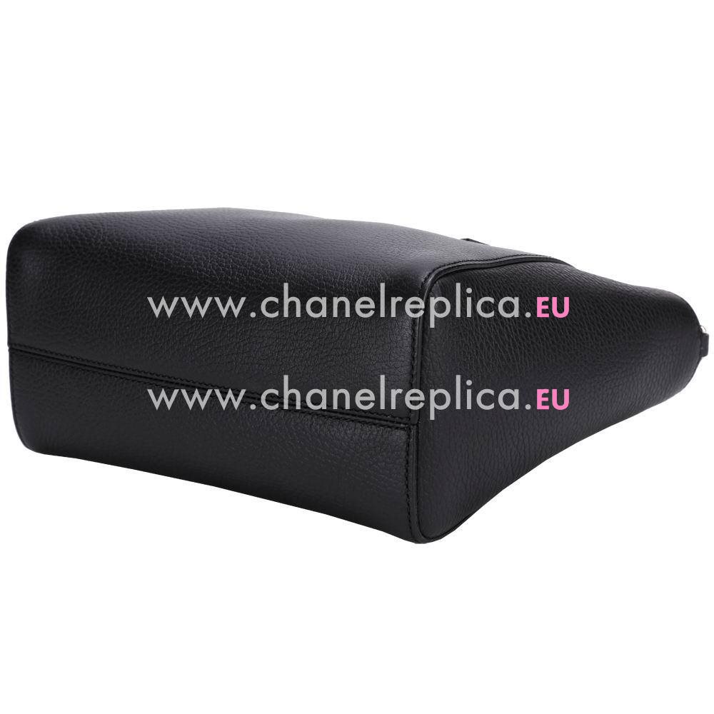 Gucci Swing Mini Calfskin Leather Bag In Black G5947075