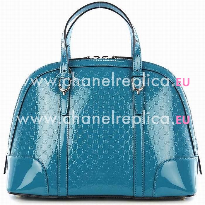 Gucci Emily Guccissima GG Calfskin Bag In Blue G5371542