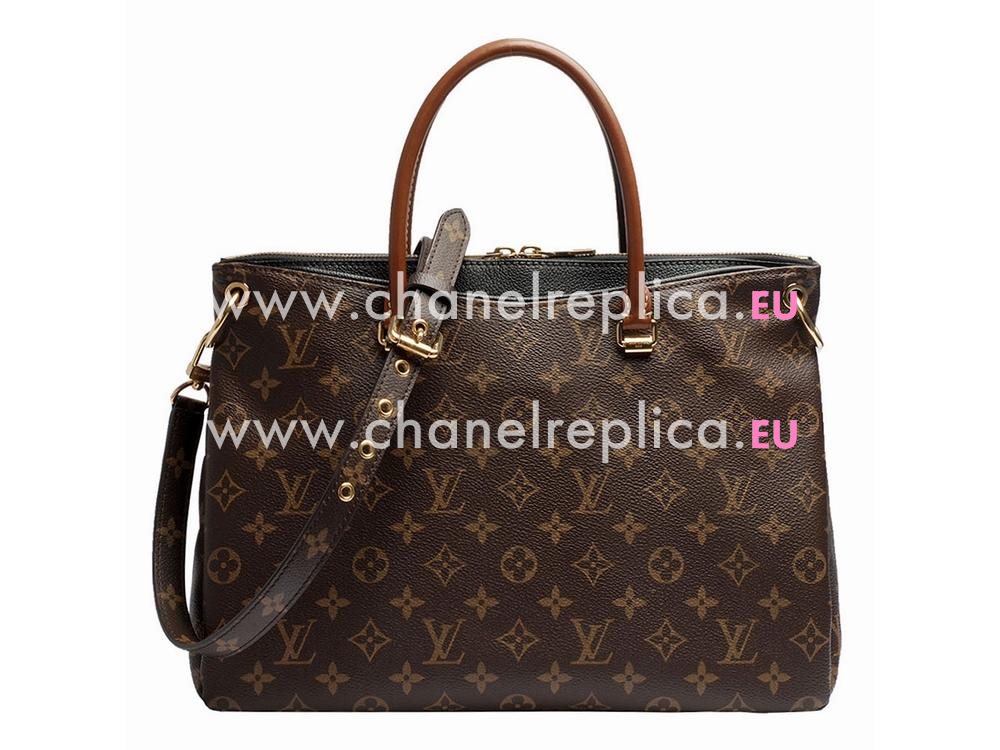 Louis Vuitton Monogram Canvas Pallas In Black M41064