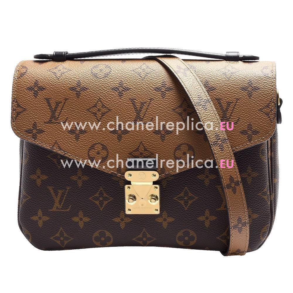 Louis Vuitton Metis Classic Monogram Double Color Message Bag M41465