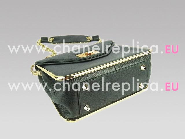 Chloe Shoulder-Bag 50898 In Greenish Black C50898-2
