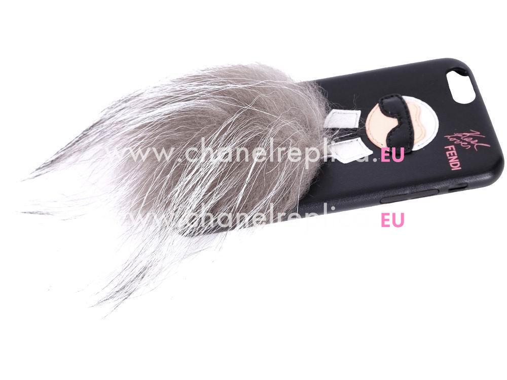 FENDI Karlito Iphone 6 Shell The Fox Black FB870C39