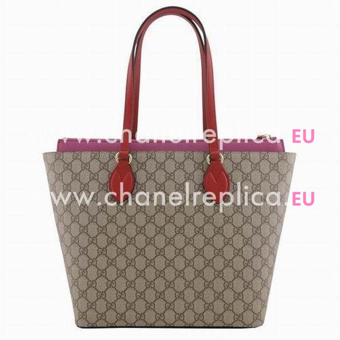 Gucci Classic GG PVC Tote Bag In Khaki Peach G559492