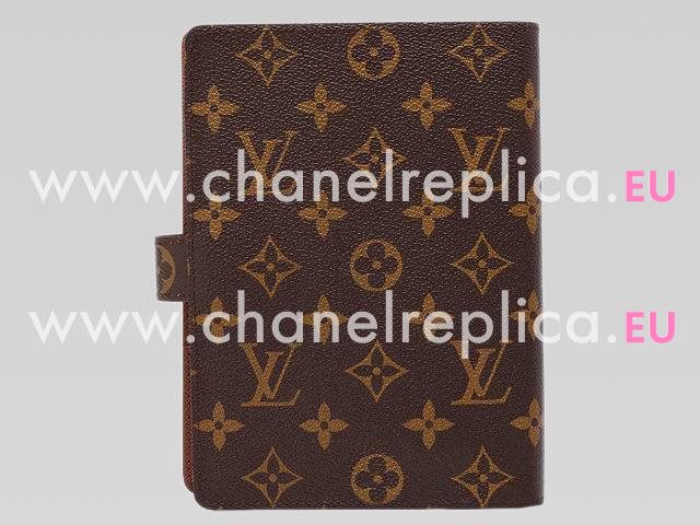 Louis Vuitton Monogram Canvas Medium Ring Agenda Cover R20105