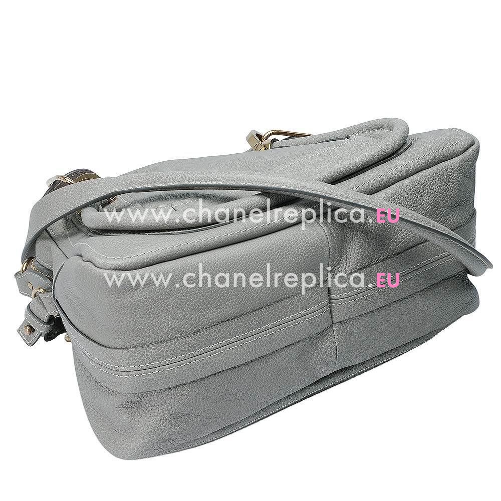 Chloe Mini Paraty Caviar Calfskin Bag In Gray C4875991