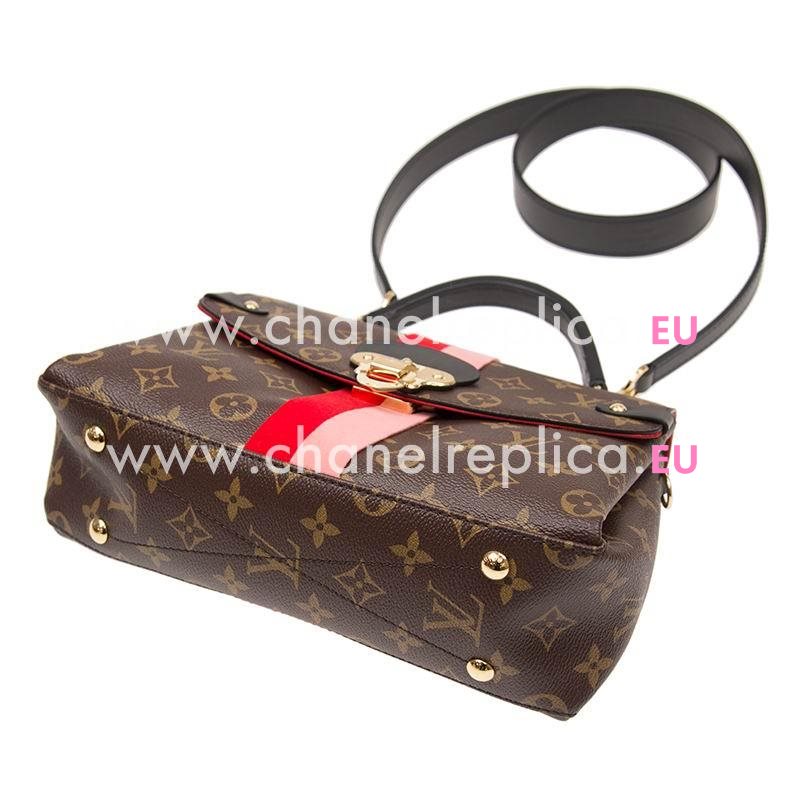 Louis Vuitton Monogram Coated Canvas With Tufted Stripe Georges BB M43866