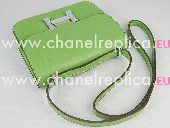 Hermes Constance Bag Micro Mini In Green(Silver) H1017GS