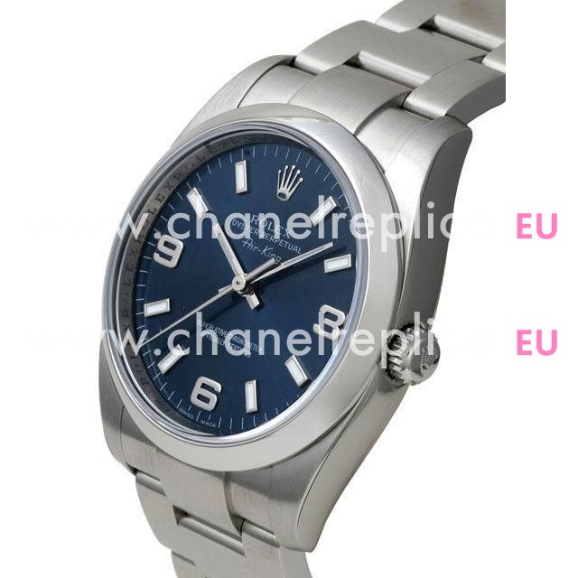 Rolex Air-King Automatic 34mm Stainless Steel Blue Watch R114200-1