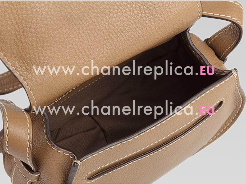 CHLOE Marcie Nano Calfskin Crossbody Bag Nut C460798