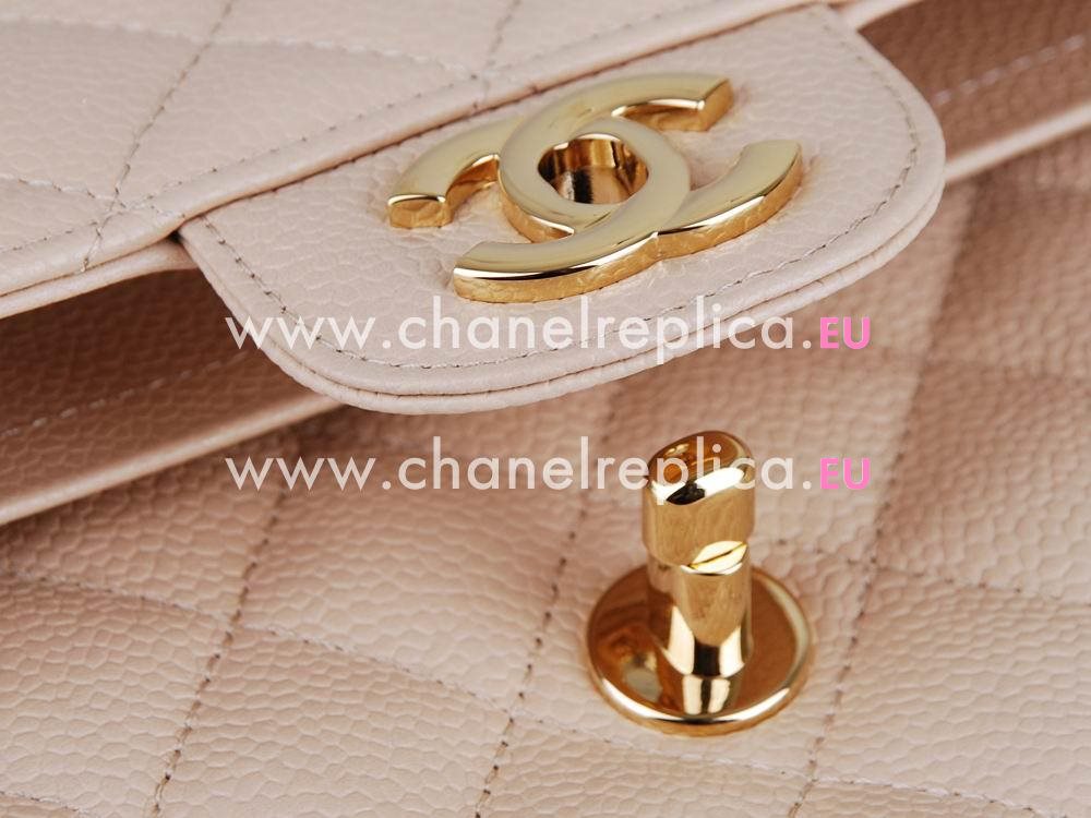 Chanel Caviar Medium Double FlapBag Skin(Golden) A01112SK