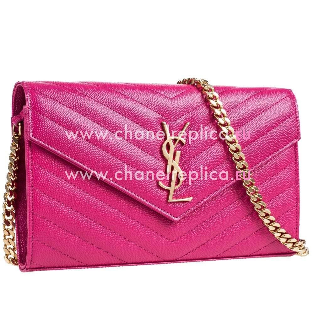 YSL Saint Laurent Cavier Calfskin Bag In Pink YSL5371988