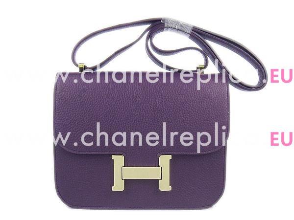 Hermes Constance Bag Micro Mini In Purple(Gold) H1017PG