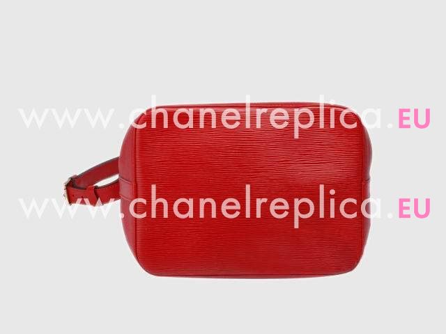 LOUIS VUITTON EPI LEATHER PETIT NOE RED M5901E