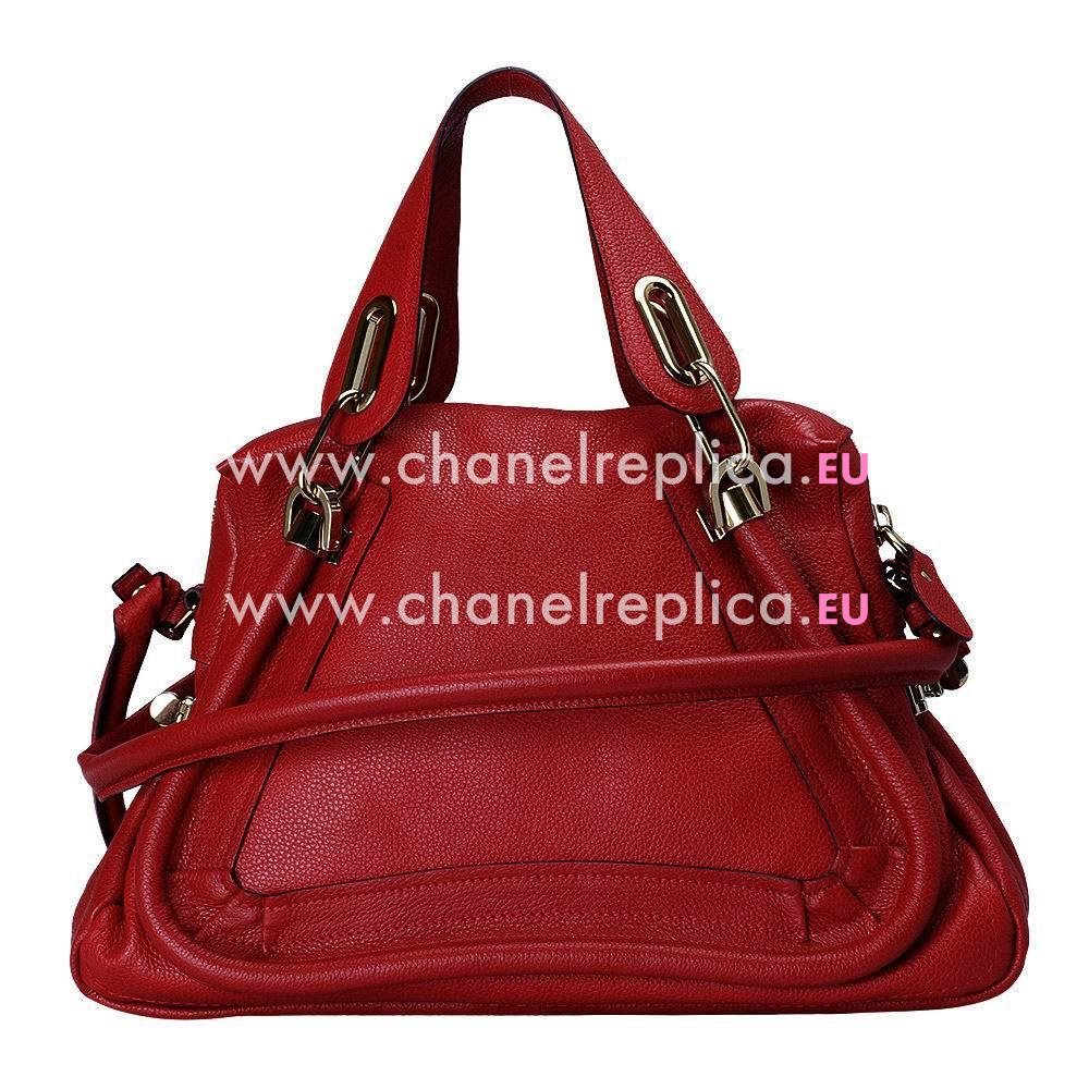 Chloe It Bag Party Caviar Calfskin Bag In Cherry red C5365769