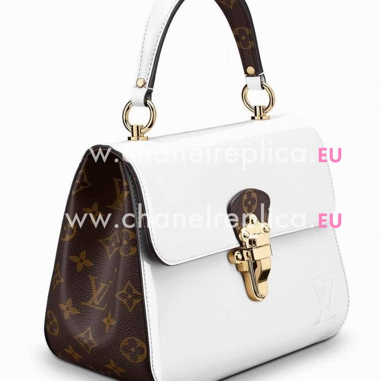 Louis Vuitton Glossy Patent Leather Cherrywood Blanc M53352