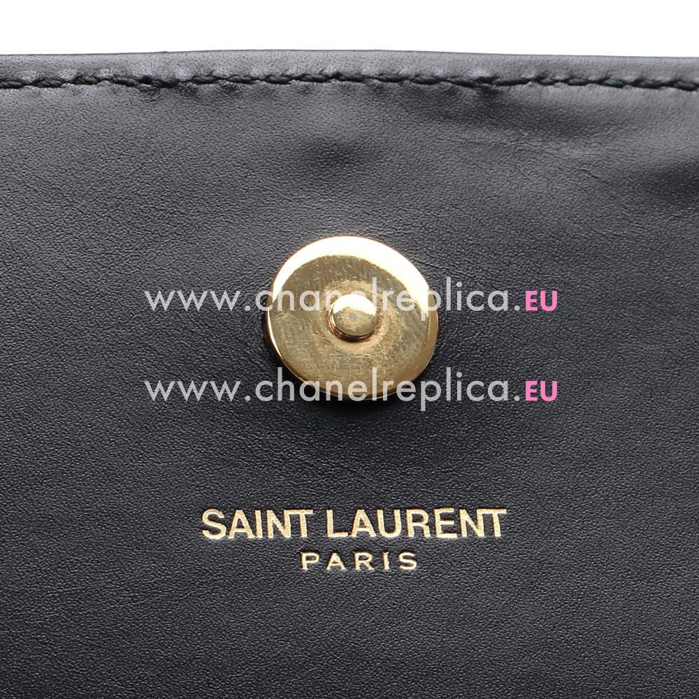 YSL Saint Lauren Calfskin Bag In Black YSL5645126