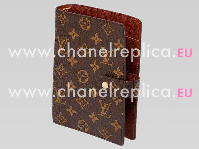 Louis Vuitton Monogram Canvas Medium Ring Agenda Cover R20105