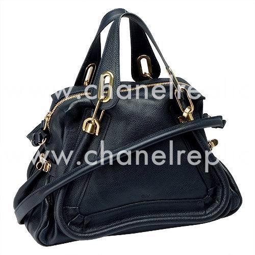 Chloe It Bag Party Caviar Calfskin Bag In Navy blue C5212053
