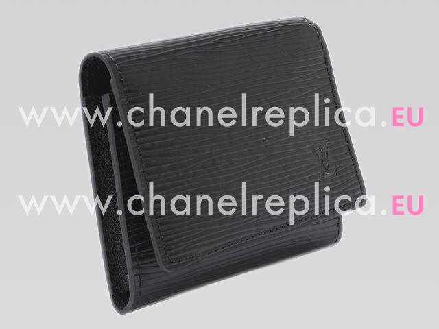 LOUIS VUITTON EPI LEATHER BUSINESS CARD HOLDER BLACK M56582